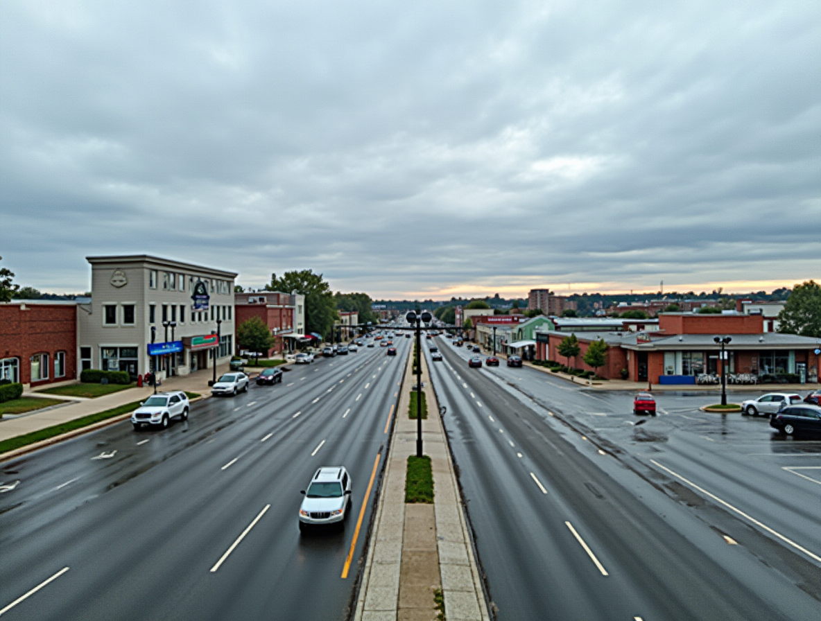Kalamazoo, MI cityscape - Metronet fiber internet service area